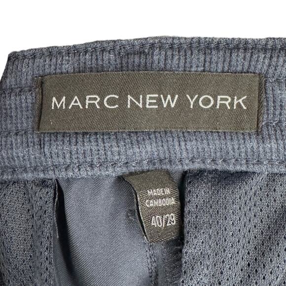 MARC NEW YORK Dark Blue Elastic Waist Pockets Athletic Lightweight Pants 40/29 - Picture 3 of 7